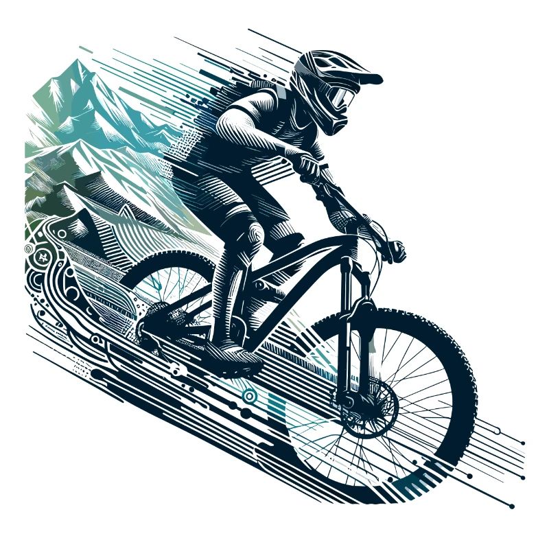 MTB Mountainbiking Downhill Geschenk