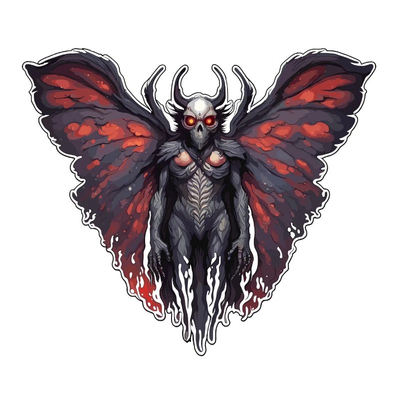 Mothman / Moth / Insect / Mythical Creature / Flutter