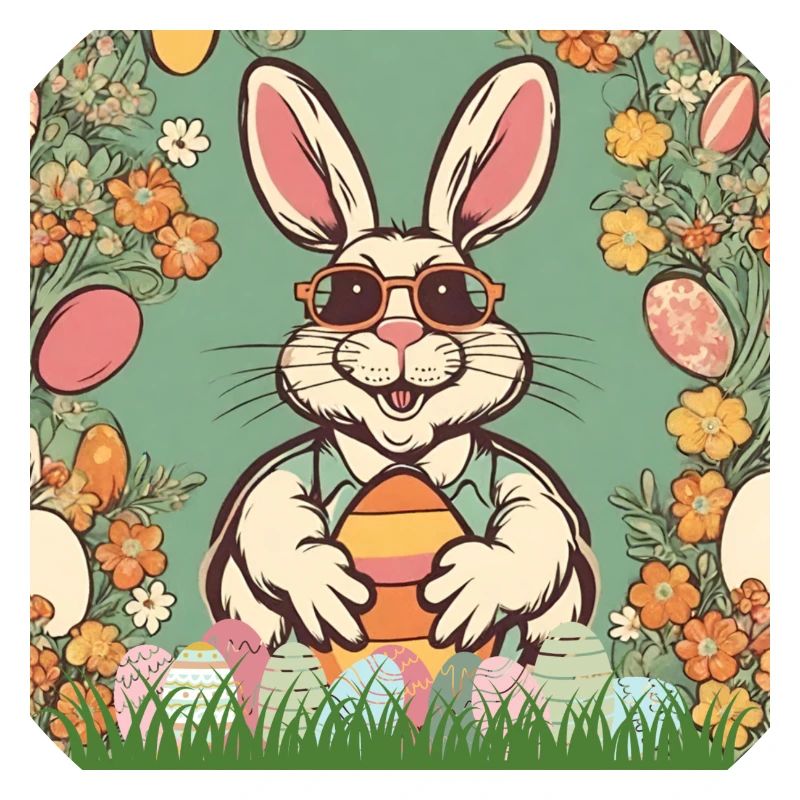 Easter Bunny Retro Sunglasses Easter Easter Eggs Cool