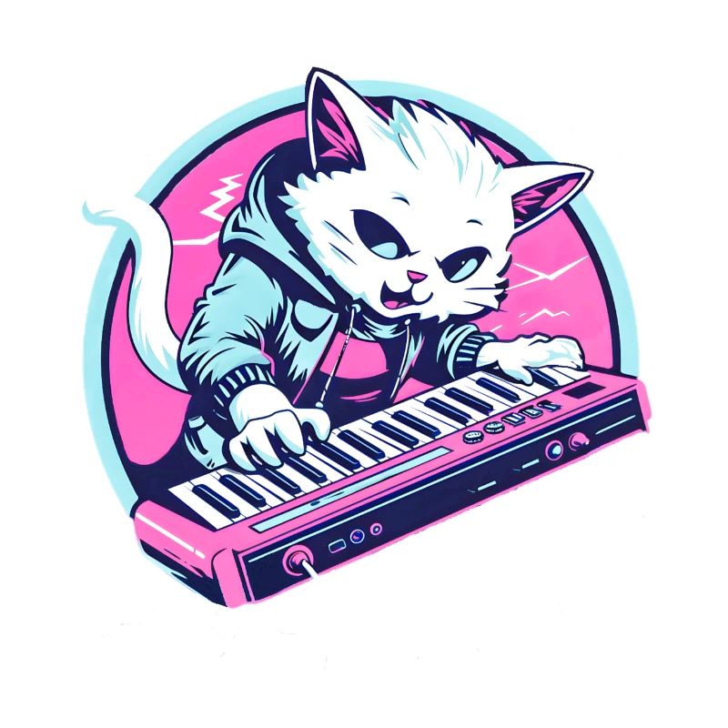 Synth Cat Flashy