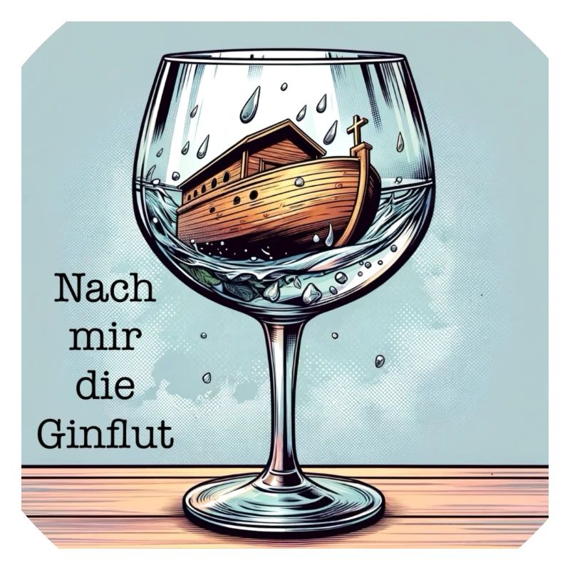 Nach mir die Ginflut - Trinkspruch Gin