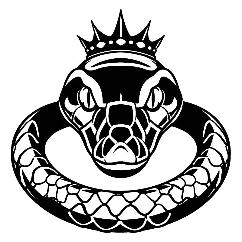 Eleganz der königlichen Python