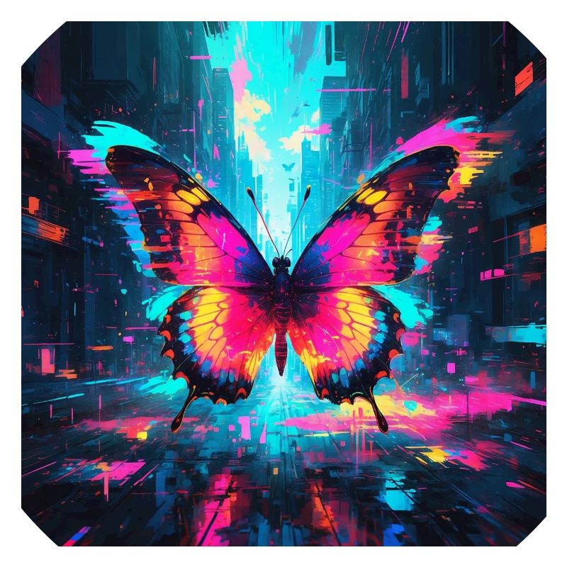 Papillon Néon