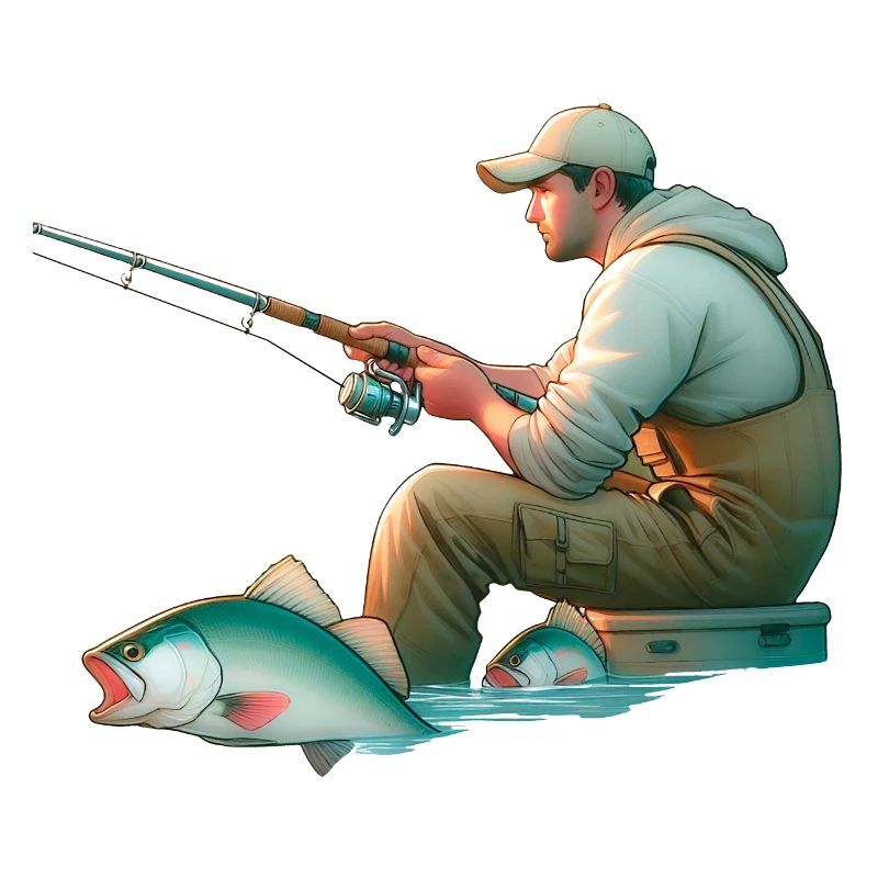 Pêcheur - Poisson - Pêche