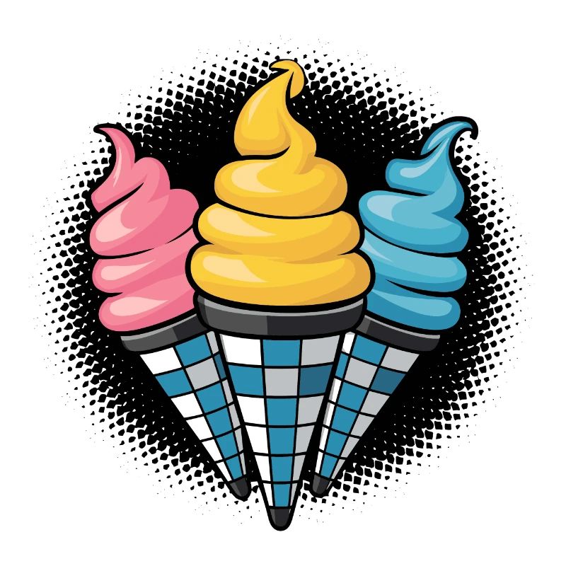 Cornets de crème glacée Ice Cream Lover