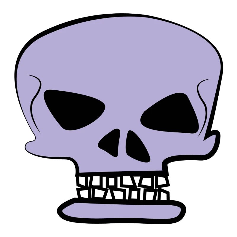 Violet Skull - Bold Aesthetic