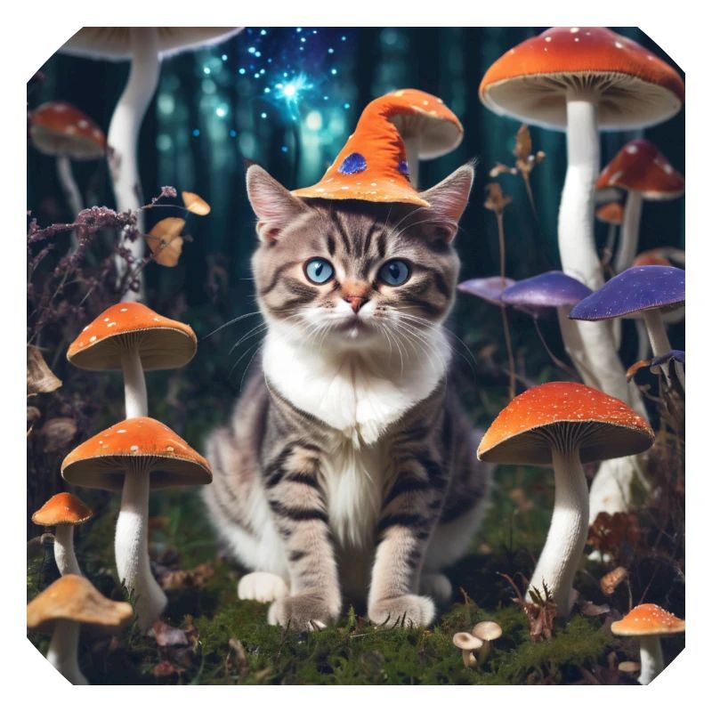Magics chat champignon