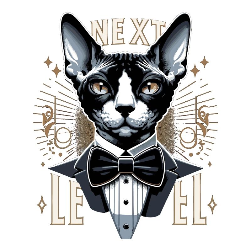 Cornish Rex Suit Next Level Cat Gift