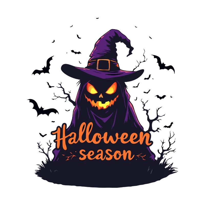 Conception de la saison d’Halloween – Evil Jack-o'-Lantern Wit