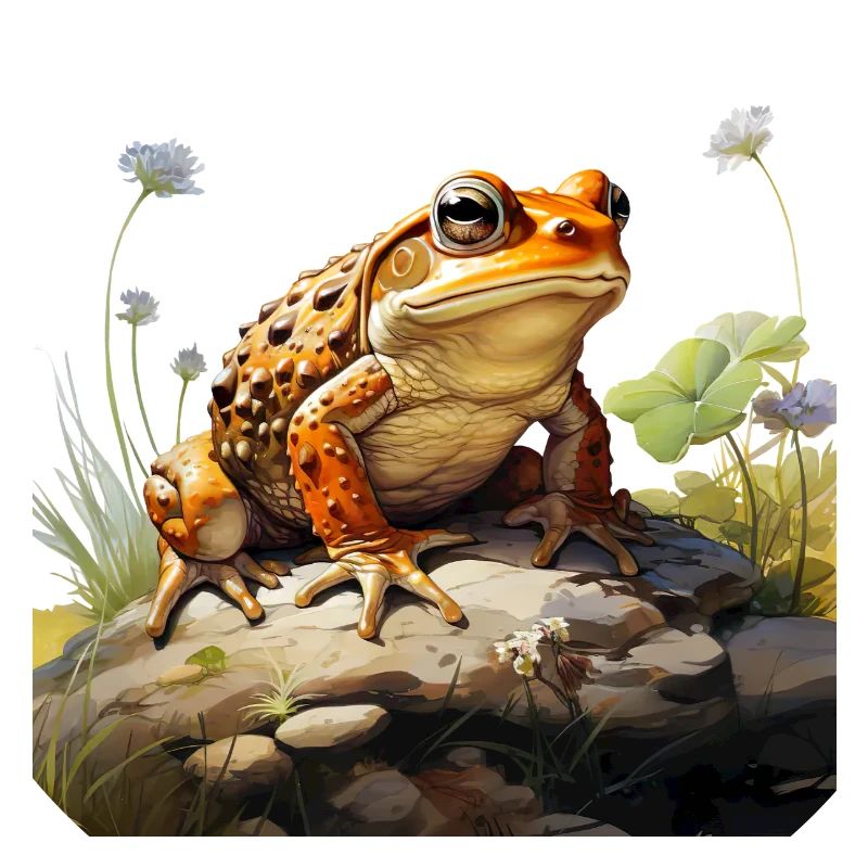 Toad in lurking position