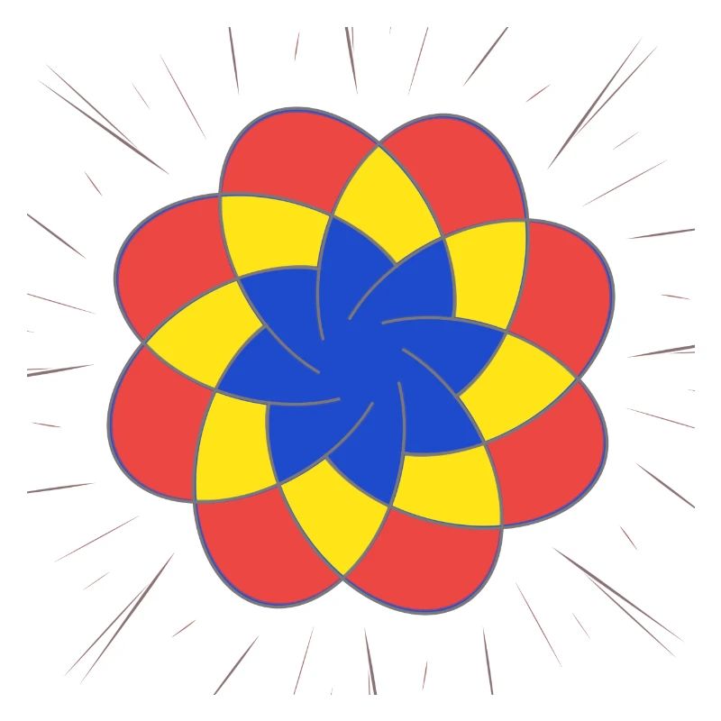 Abstract with a pattern