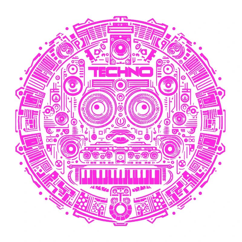 Techno Music Logo