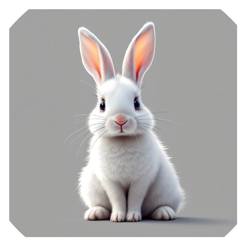 Easter rabbit white