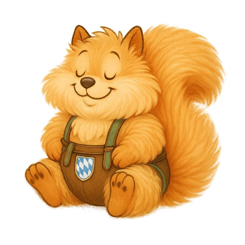 Woachkatzl - flauschiges Eichhörnchen