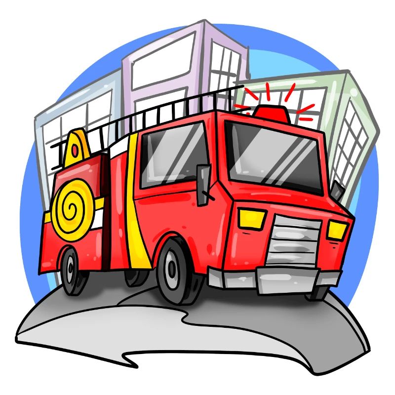 Fire brigade fire engine