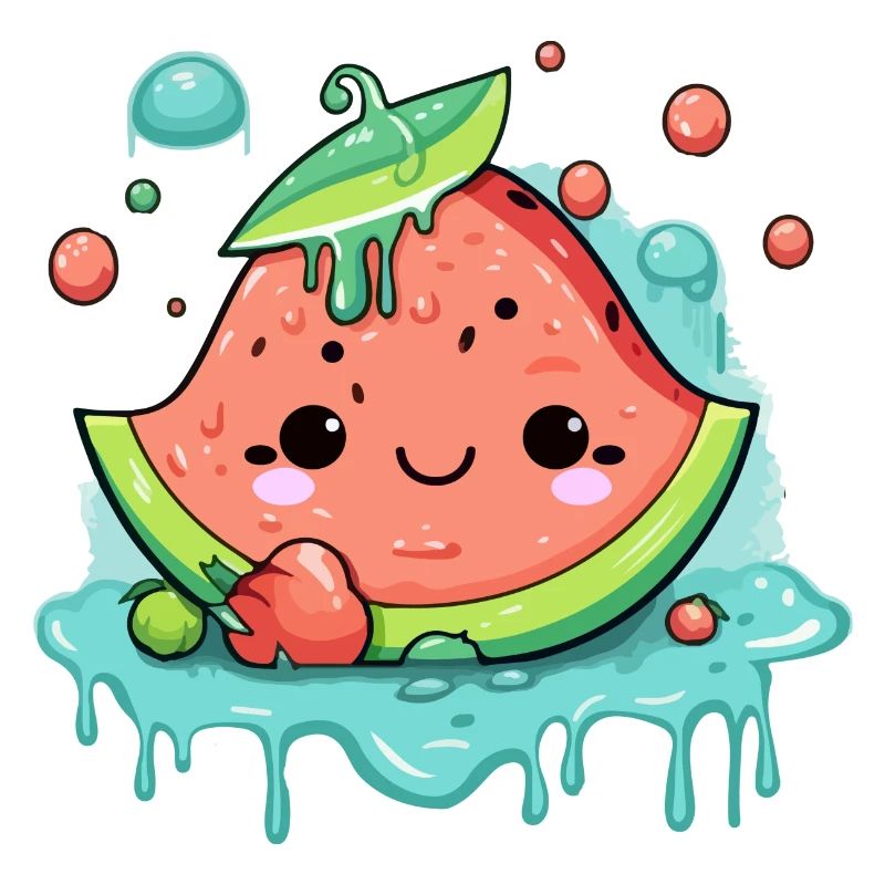 Eli pastèque Kawaii