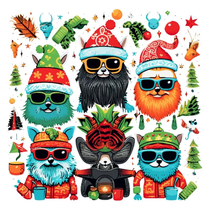 Pull de Noël moche -