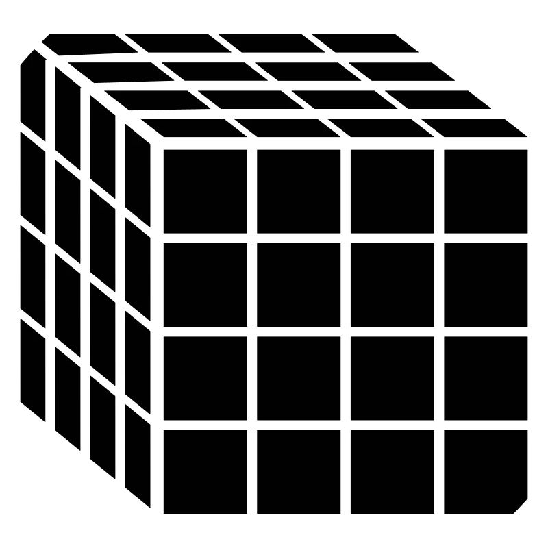 Cube de bloc 4x4