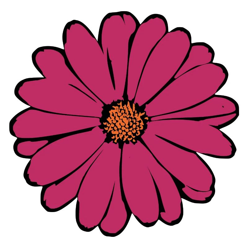 fleur, fleur, rouge, violet