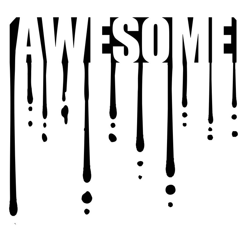 Laisse tomber des graffitis impressionnants