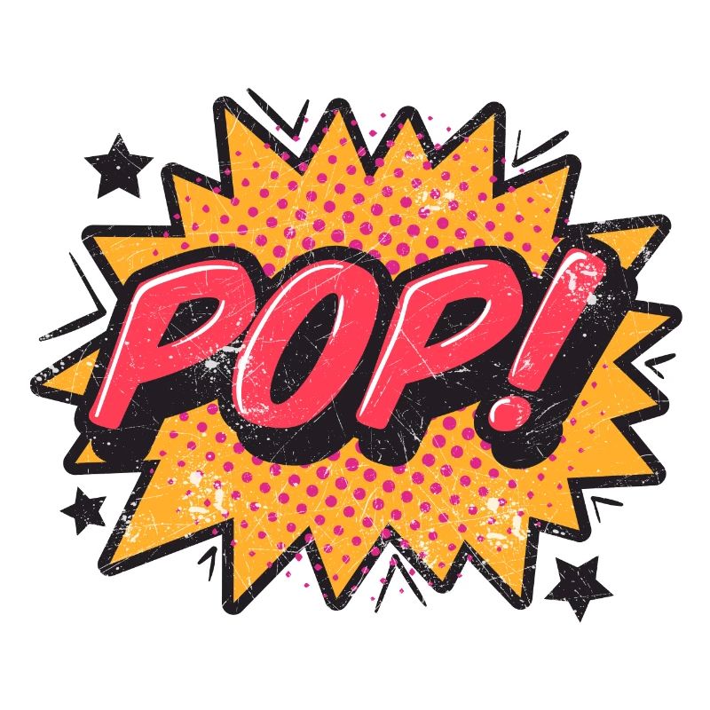 POP 80s COMIC STYLE GRAFFITI COMICS MOTIV GESCHENK