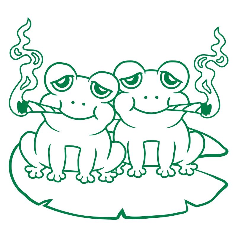 Kiffer 2 Frösche Freunde