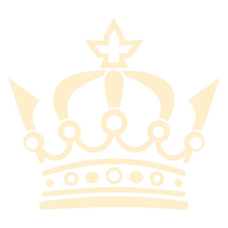 Couronne de monarque majestueuse