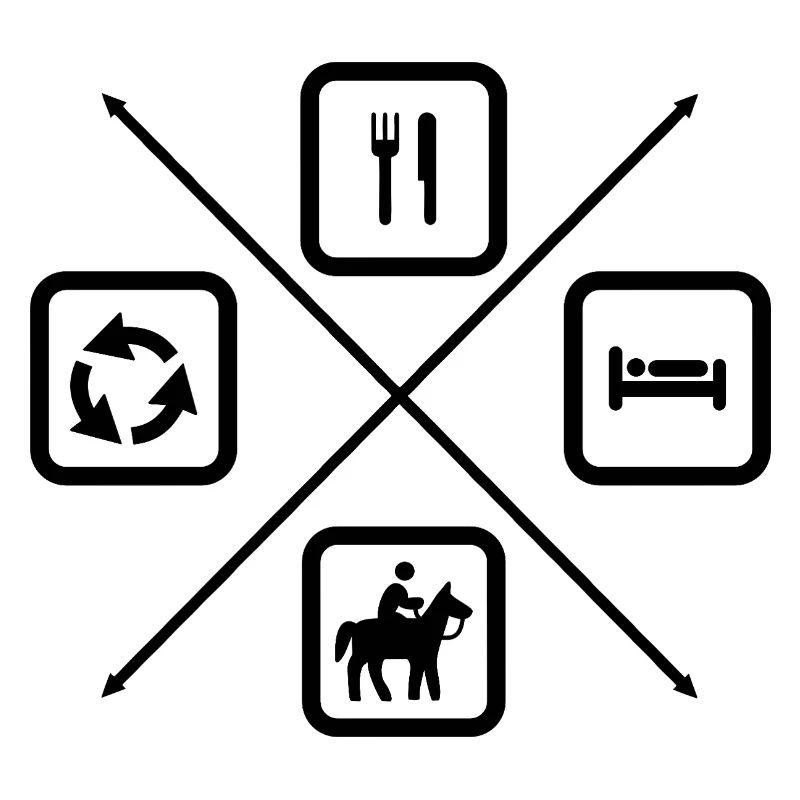 Le cycle de vie d’un cavalier, d’un cavalier, d’une balade