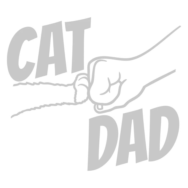 Cat Dad Logo Design