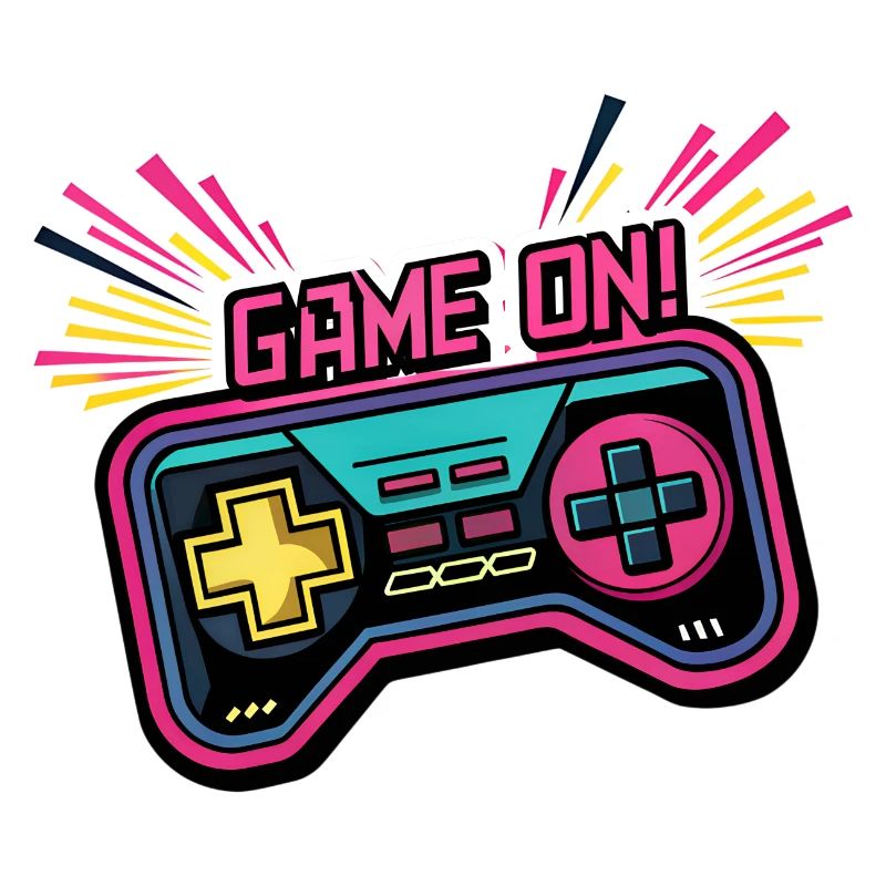GAME ON. GAME CONTROLLER. GAME PAD