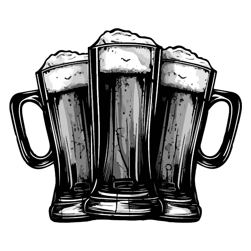 Équipe de chope de bière
