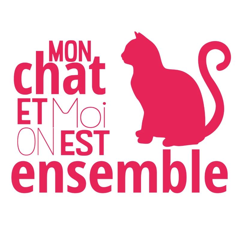 Mon chat et moi, on est ensemble !