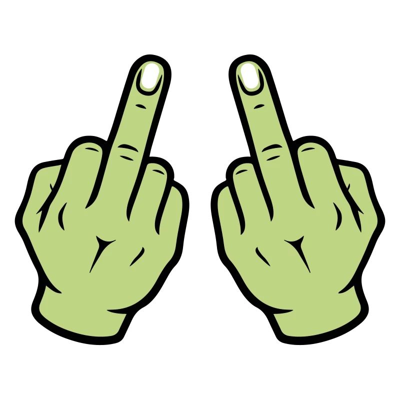 Mittelfinger Hand