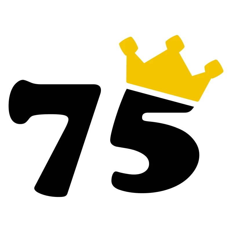 75 Krone 75e anniversaire 75 ans