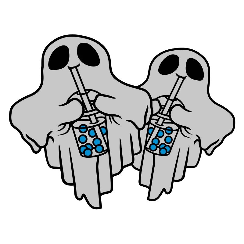 2 Bubble Tea Ghosts