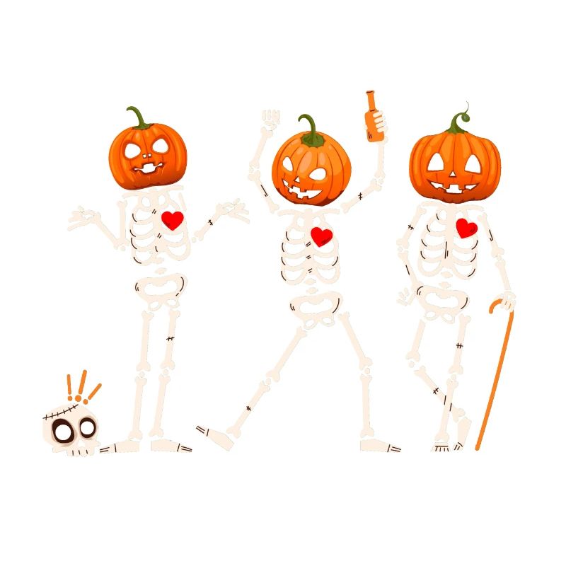 Halloween Skelette