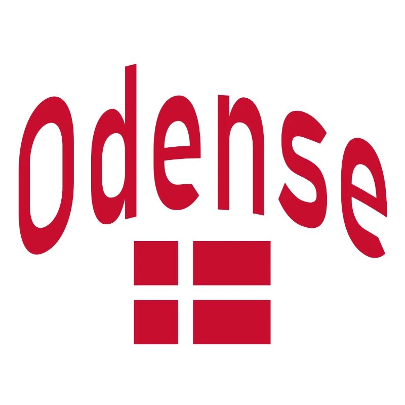 Drapeau d’Odense Danemark