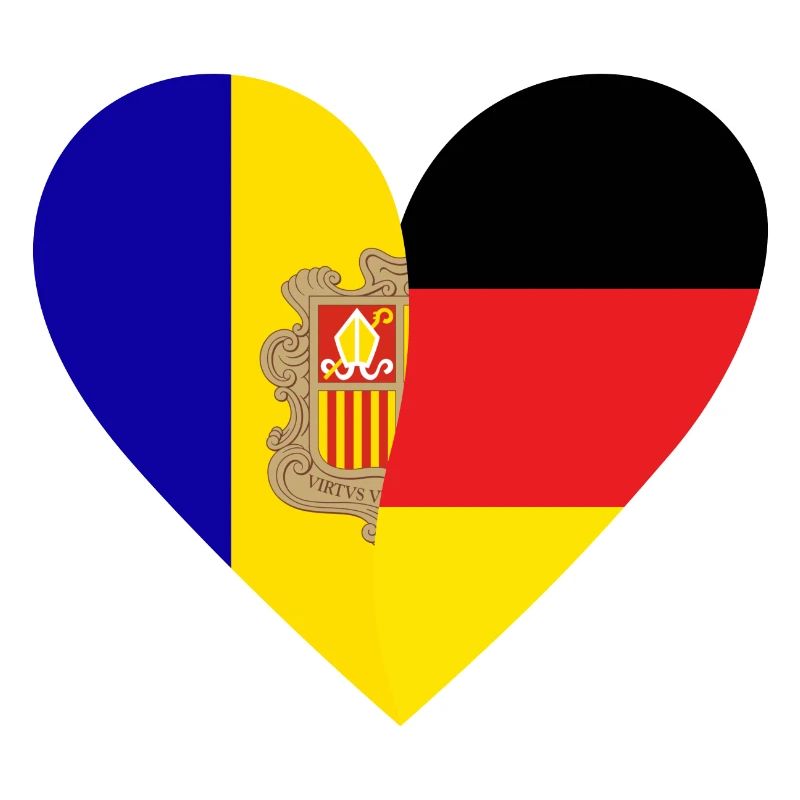 Andorra Germany Heart