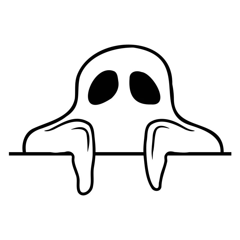 Comic Ghost Derrière le mur