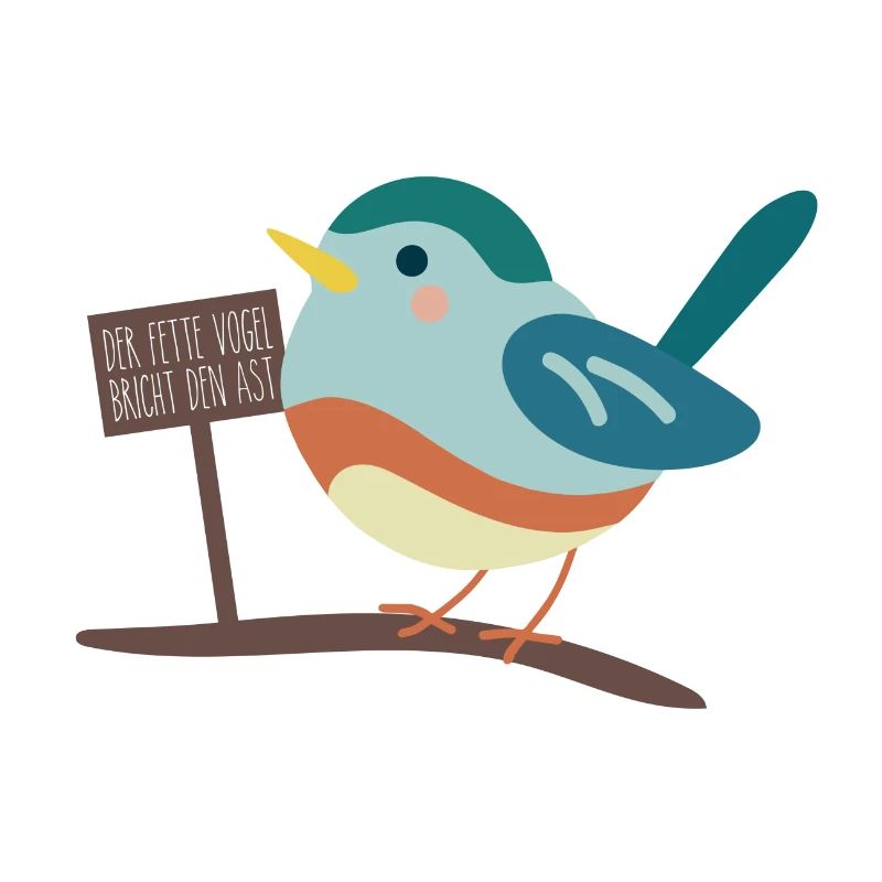 Dicker Vogel