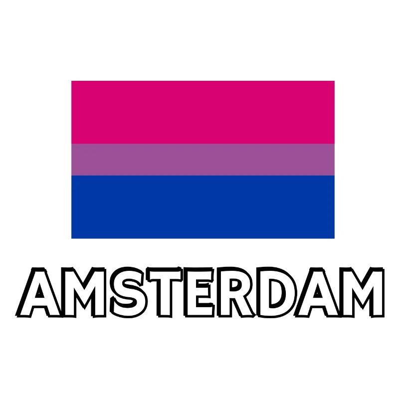Drapeau de la Bi Pride Amsterdam