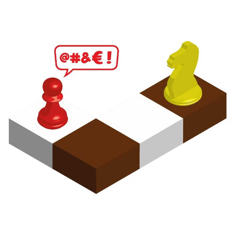 (échecs) Pion vs Cavalier
