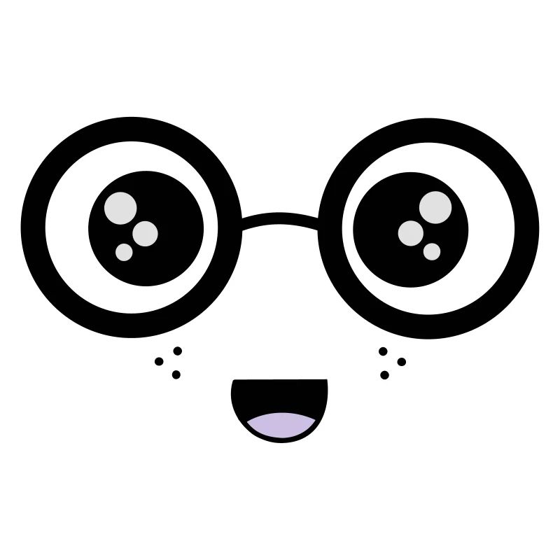 Visage nerdy