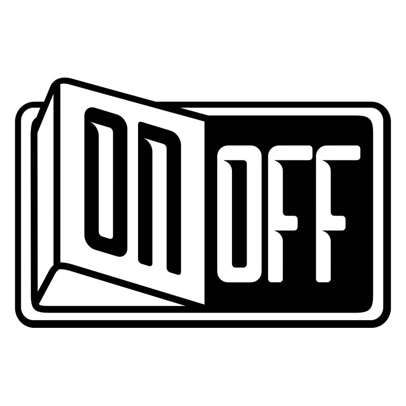 turn off off on switch button switch on