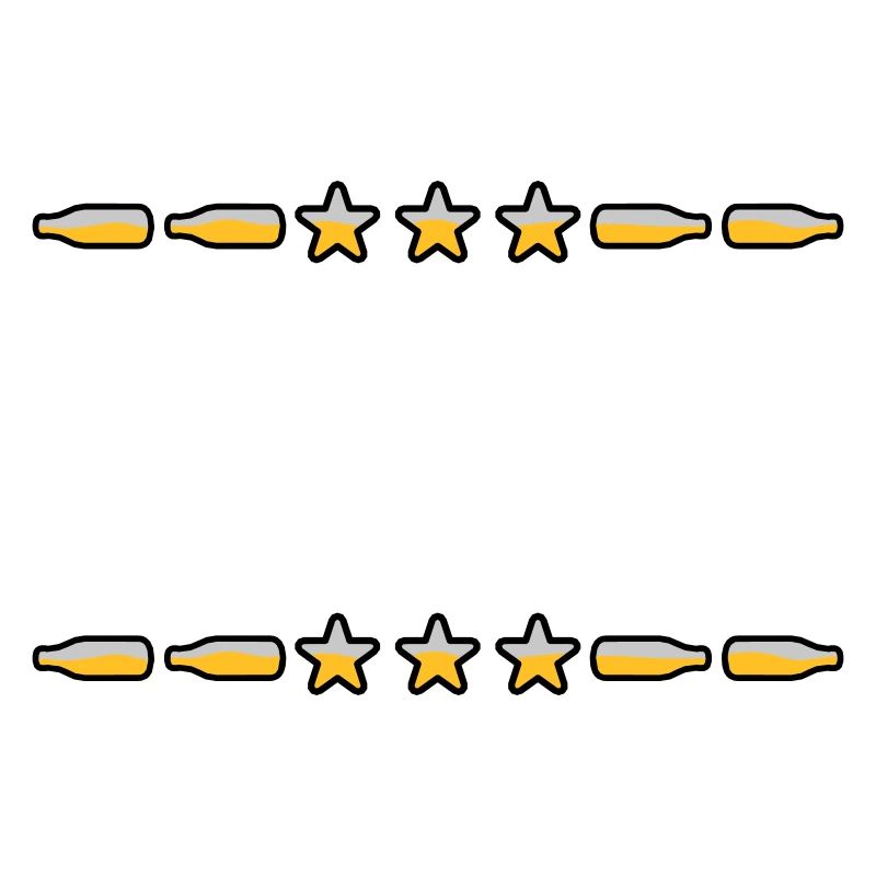 Bouteilles de bière text frame