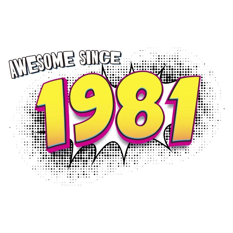 Rétro 42e anniversaire dans le style de bande dessinée Pop Art