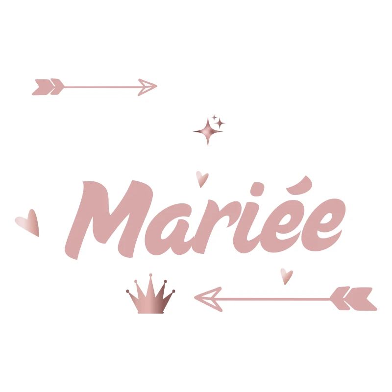 la mariée rose flèche