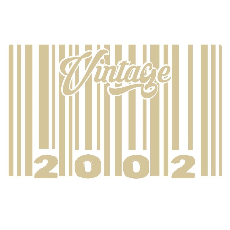 vintage 2002 Code barre 2002: Année 2025.