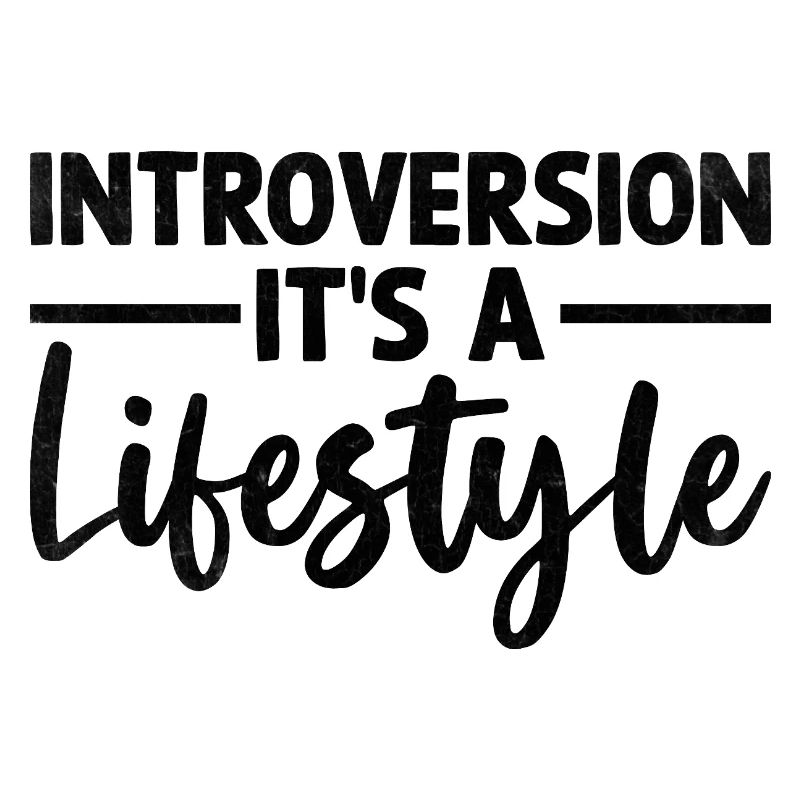 Introversion C’est un dicton de style de vie pour