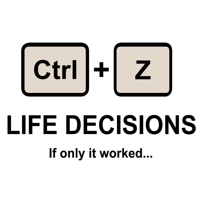 Ctrl + Z Life Decisions